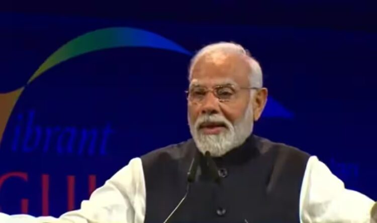 In Gujarat Vibrant Summit, PM said today the world is looking towards India, very soon India will be the country with the third largest economy in the world.