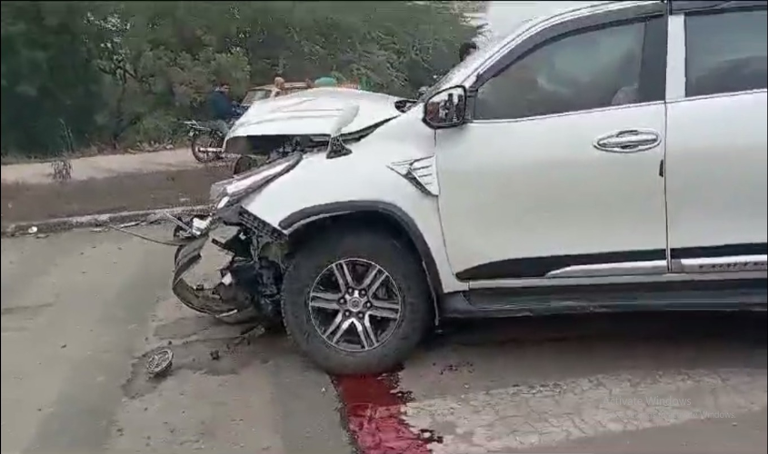 फॉर्च्यूनर एक्सीडेंट