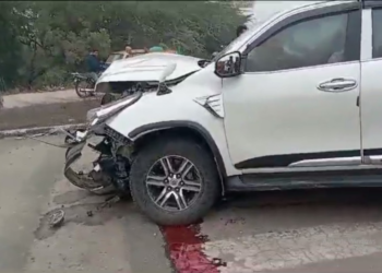 फॉर्च्यूनर एक्सीडेंट