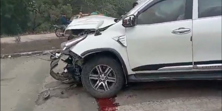 फॉर्च्यूनर एक्सीडेंट
