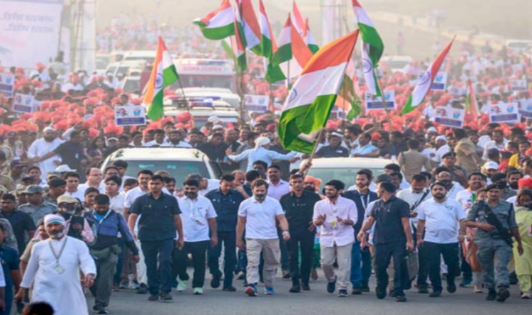 Bharat jodo yatra photo