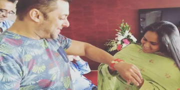 Salman Khan की सलामती के लिए निजामुद्दीन दरगाह में मन्नत धागा बांधते दिखीं बहन अर्पिता!