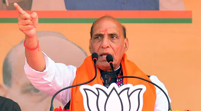 Rajnath Singh: बसोहली में बोले राजनाथ सिंह, कठोर कानून लागू अगली सरकार बनने पर