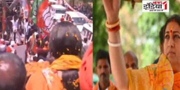 Smriti Irani, BJP, Road Show