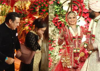 सालों से चले आ रहे विवाद को भूल भांजी आरती को शादी में आशीर्वाद देने पहुंचे Govinda