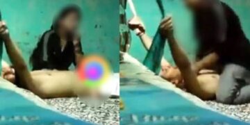 Bijnor Viral Video A woman is giving various kinds of torture to her husband.