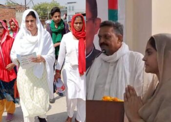 afzal-ansari-called-daughter-nusrat-ansari-his-political-heir-in-indi-alliance-meeting-at-sp-office