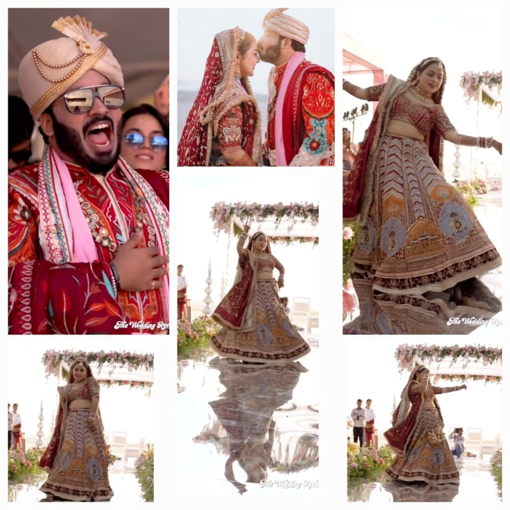 Bride's unique dance in wedding