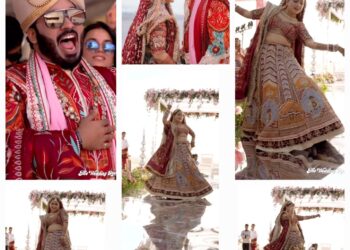 Bride's unique dance in wedding