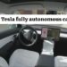 Driverless Tesla Model Y delivery