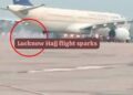 Lucknow airport incident : 250, हज यात्री बाल बाल बचे निकली चिंगारी उठा धुआं बड़ा हादसा टला