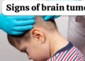 warning signs of brain tumor in kids