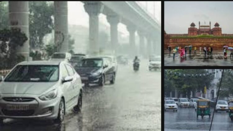 Delhi NCR weather forecast rain thunderstorm and humidity update