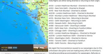 AIC129 flight
