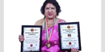 AMB DR NEELIMA Bharat Pratibha Sammaan Award