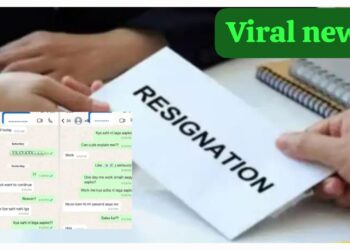 Left the job on the very first day viral story