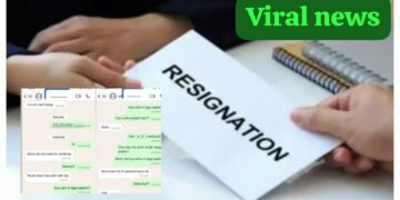 Left the job on the very first day viral story