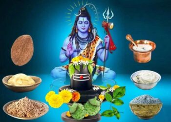 Offering Five Grains to Lord Shiva in Sawan