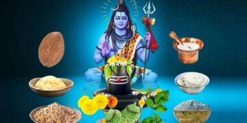 Offering Five Grains to Lord Shiva in Sawan