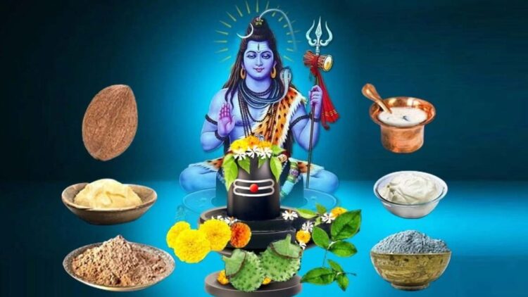 Offering Five Grains to Lord Shiva in Sawan