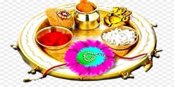 Essential items for Raksha Bandhan puja thali
