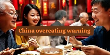 China warns against overeating videos
