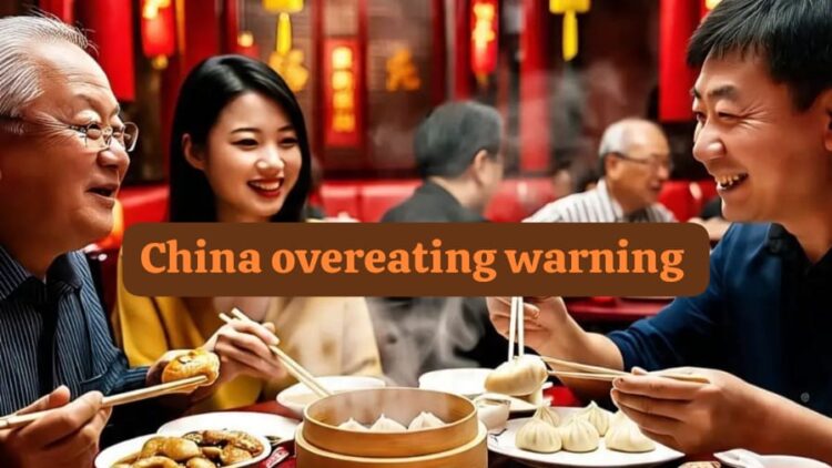 China warns against overeating videos