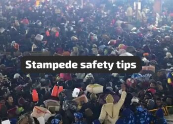 how to stay safe during a stampede