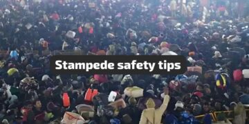 how to stay safe during a stampede