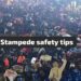 how to stay safe during a stampede