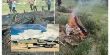 Indian Air Force Jaguar crash in Rajasthan