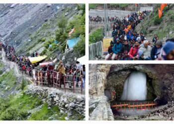 amarnath yatra 2025 ends early due to rain in jammu and kashmir for safety reasons