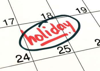 August 2025 school and office holidays