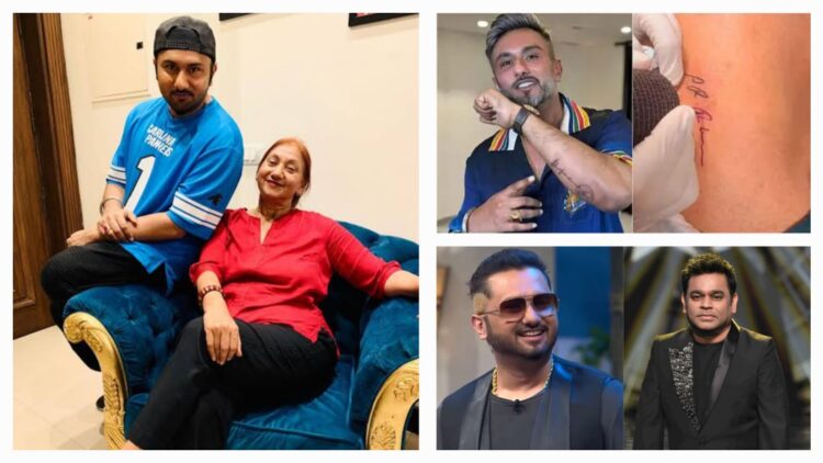 Yo Yo Honey Singh gets three tattoos including one for AR Rahman