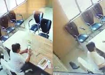 पहली बार CCTV में कैद हुआ SDM का घूस वाला लिफाफा, जैसे ही जेब में रखा पैसा, वैसे DM ने ‘साहब’ को पकड़ा