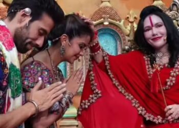 Radhe Maa in Avika Gor Wedding