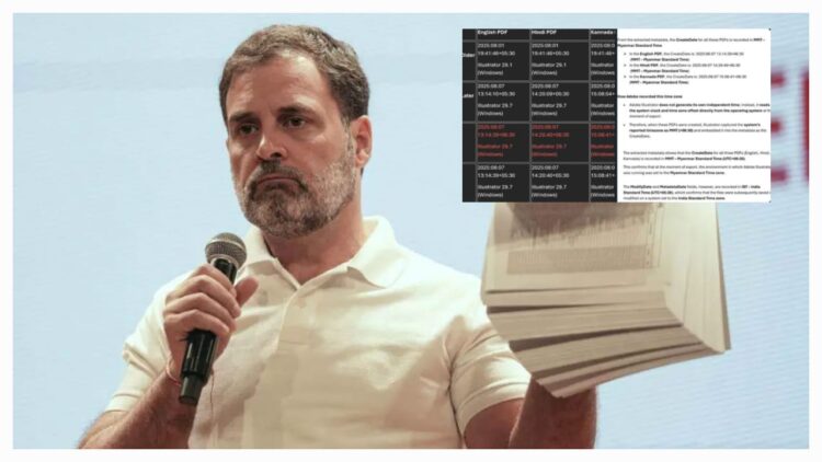 Rahul Gandhi vote theft controversy exposed
