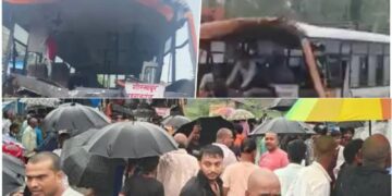 Gorakhpur-Maharajganj Bus Accident : गोरखपुर-महराजगंज मार्ग पर बारिश में अनियंत्रित हुई तीन बसें हुई हादसे का शिकार