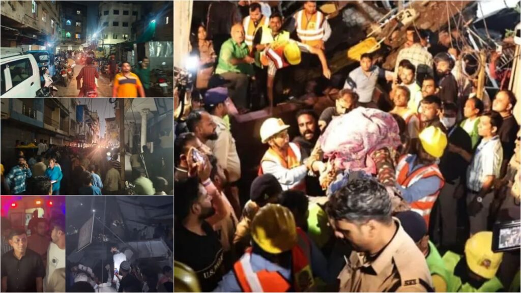 Indore Ranipura three storey building collapse