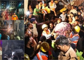 Indore Ranipura three storey building collapse