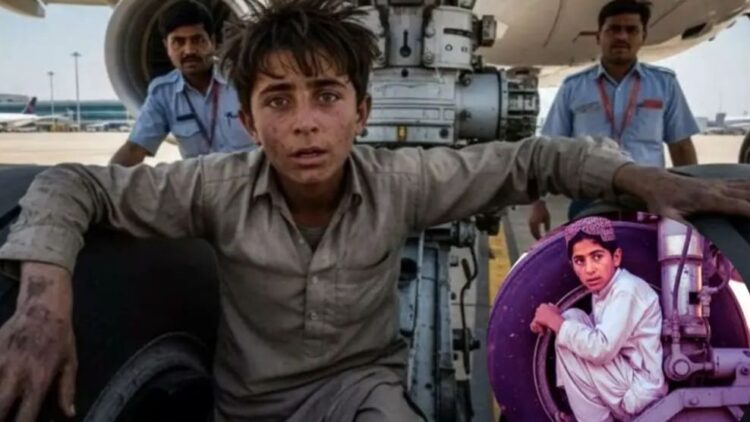 Kabul Kid Reaches Delhi Airport