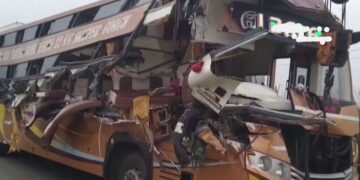 UP jaunpur bus accident news