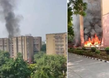 Delhi Brahmaputra Apartments Fire
