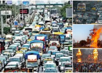 Dussehra traffic jam advisory Delhi NCR routes