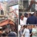 Meerut news:सेंट्रल मार्केट में भारी फोर्स और ड्रोन निगरानी के बीच हुआ ध्वस्तीकरण व्यापारियों में आक्रोश और हड़कंप