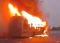Lakhimpur Kheri bus fire incident