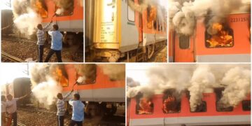 Garib Rath Express fire incident update