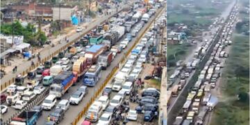 Delhi Kolkata Highway Mega Jam
