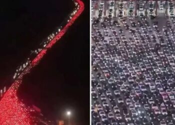 Traffic Jam in China:कहां का जाम बना ट्रैफिक का सागर 1.2 लाख से ज्यादा गाड़िया एक ही जगह, ठप पड़ा हाईवे