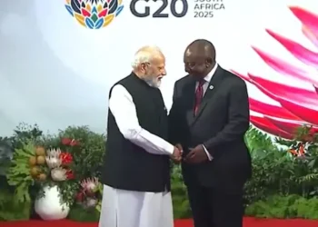 PM मोदी का जोहान्सबर्ग में स्वागत